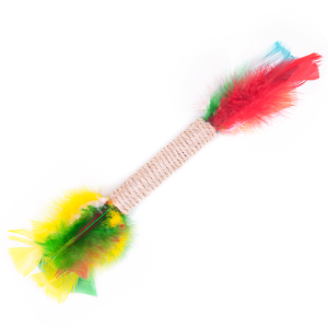 Bastão de Sisal com Penas
